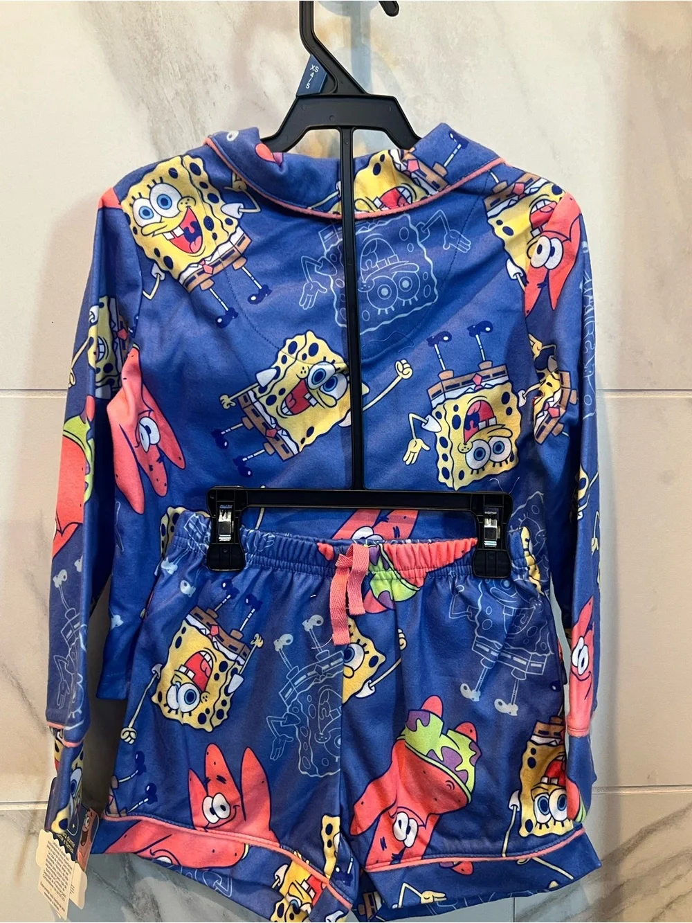 SpongeBob SquarePants pajama set is a 2-piece outfit NWT size 4/5 ~$15